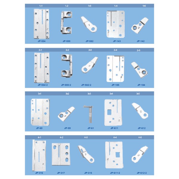 Cutite pentru masini de brodat