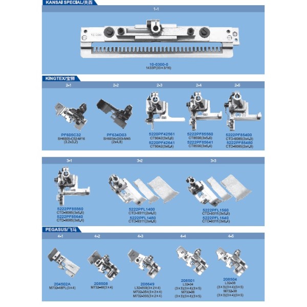 Picioruse pentru masini de cusut