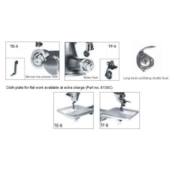 Masinia de cusut cu brat pentru incaltaminte TE/TF series