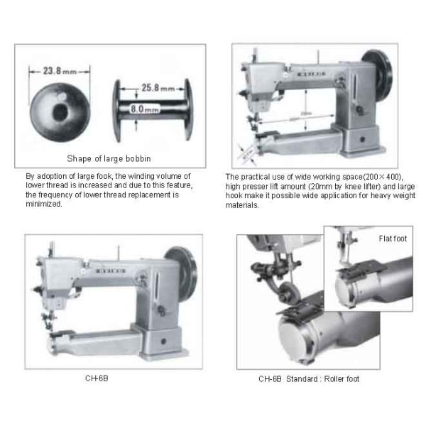 Masina cu brat pentru cusut incaltaminte CH series