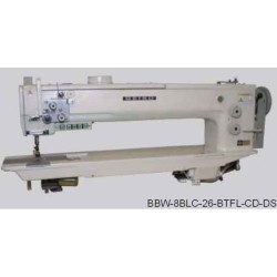 Masina de cusut cu brat lung (25 inch), taiere, duplu transport, intarire automata, ridicare de piciorus BBW Long arm series