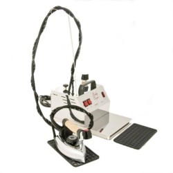 Statie de calcat profesionala Bieffe Baby Vapor Inox cu boiler de 2 litri cu fier calcat profesional Bieffe