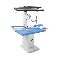 Masa de calcat industriala cu suflanta si aspiranta, manecar de calcat incalzit Comel MP/AS