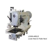 Masina de cusut plana cu triplu transport prevazuta cu automatizari BEW single needle series 