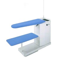 Masa de calcat industriala cu suflanta si aspiranta, manecar aspirant si incalzit Comel BR/AS