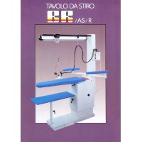 Masa de calcat industriala Comel BR-AS-R cu aspiranta, suflanta si reglare pe inaltime