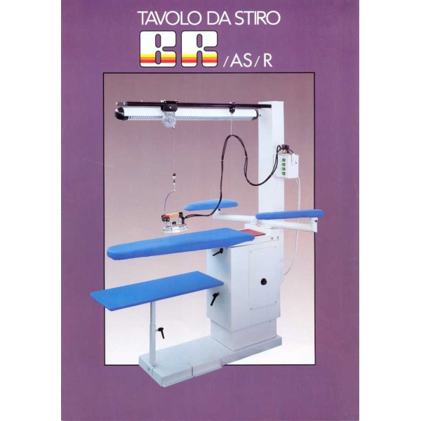 Masa de calcat industriala Comel BR-AS-R cu aspiranta, suflanta si reglare pe inaltime