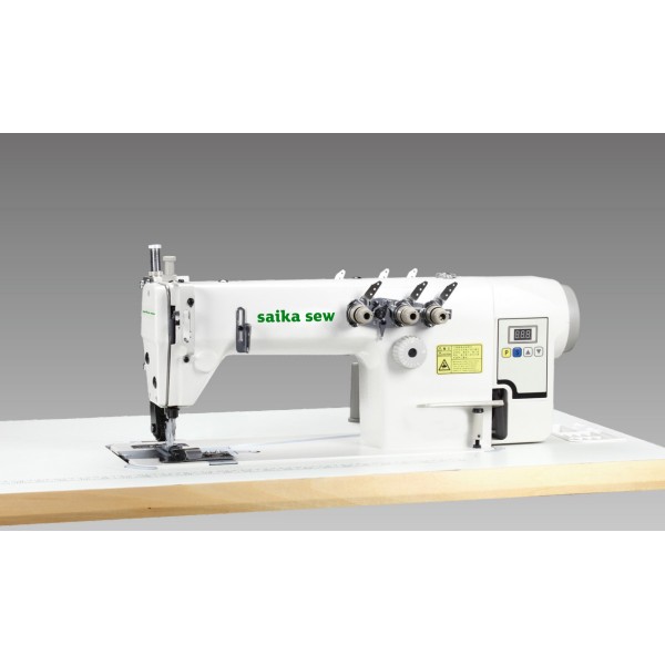 Masina de cusut cu 2 ace cusatura lant pentru pantaloni si blugi SK3820D / SK3800D