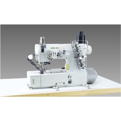 Masina de cusut cu 3 ace, 5 fire direct drive plana, dubla acoperire tip uberdeck SK500D