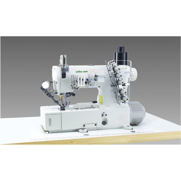 Masina de cusut cu 3 ace, 5 fire direct drive plana, dubla acoperire tip uberdeck SK500D