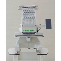 Masina de brodat cu 1 cap Saika Sew S1 cu soft Dahao Design si kit broderie sepci
