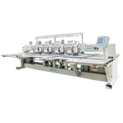 Masina de brodat cu brat cilindric, cu 4 capete de brodare + accesorii Saika Sew SK 904