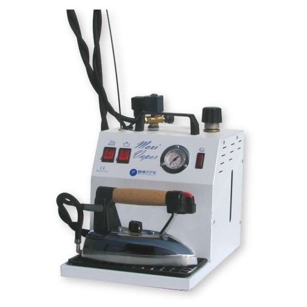 Statie de calcat semiprofesionala Bieffe Maxi Vapor Inox cu boiler de 3.5 litri cu fier calcat profesional Bieffe
