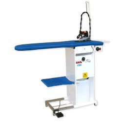 Masa calcat profesionala Bieffe cu incalzire si aspiratie + statie de calcat 2.8 litri si fier profesional Bieffe