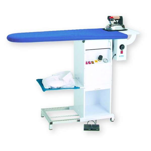 Masa calcat semiprofesionala cu incalzire si aspiratie + statie de calcat 3.5 litri Bieffe Forever