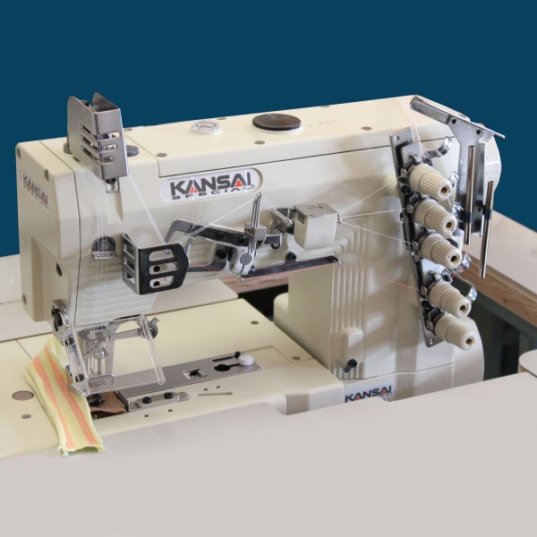 Masina de cusut cu dubla acoperire 3 ace 5 fire Kansai WX 8803D