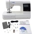 Masina de cusut casnica, controlata de computer, cu afisaj LCD luminos si 180 de modele, inclusiv un font de litere Juki HZL-G120
