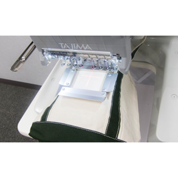 Masina de brodat Juki Tajima Sai MDPS0801C QVP-SAI cu kit broderie pe manusi, ciorapi, sepci, soft Tajima Writer Plus