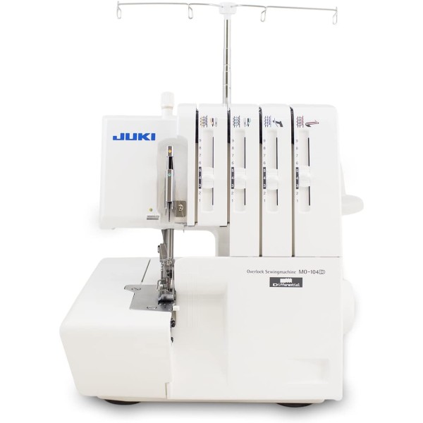 Masina de surfilat casnica 2 ace 4 fire, lungime cusatura 1-4 mm Juki MO-104D