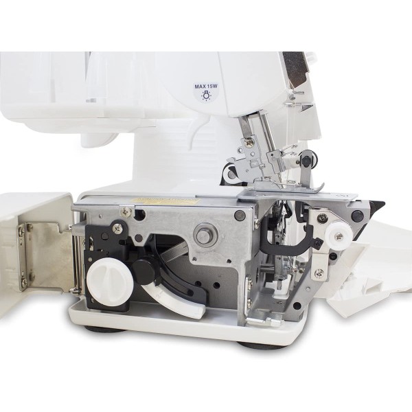 Masina de surfilat casnica 2 ace 4 fire, lungime cusatura 1-4 mm Juki MO-104D