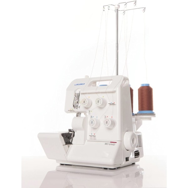 Masina de surfilat casnica 2 ace 4 fire, cusatura surje JUKI MO-644D Garnet Line