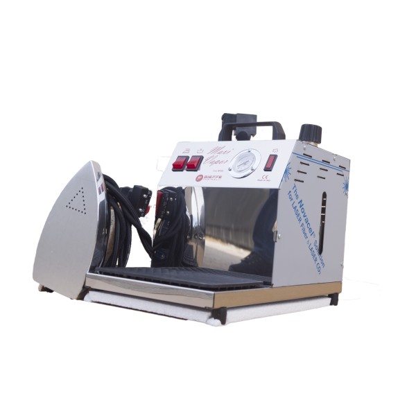 Statie de calcat semiprofesionala Bieffe Maxi Vapor Inox cu boiler de 3.5 litri cu fier calcat profesional Bieffe