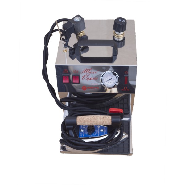 Statie de calcat semiprofesionala Bieffe Maxi Vapor Inox cu boiler de 3.5 litri cu fier calcat profesional Bieffe